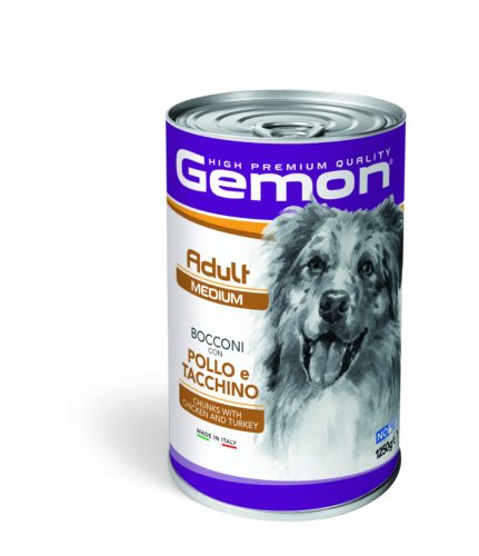 Gemon Dog Médium Pulyka+Csirke 1250g