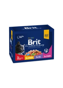 Brit Prémium Cat Alutasak Family Plate 12x100g