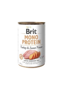 Brit Mono Protein Pulyka és Édesburgonya 400g Kutyakonzerv 