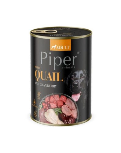 Piper 400g Fürj 65% hústartalom Kutyakonzerv