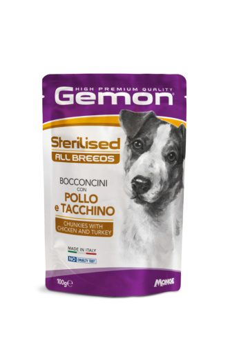 Gemon Dog Alutasak 100g STERIL Csirke & Pulyka