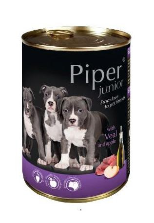 Piper 400g Junior Borjú és Alma 65% hústartalom