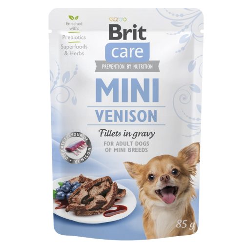 Brit Care Mini Venison Fillets Szószban 85g