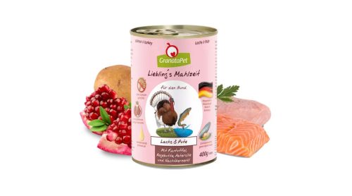 GranataPet Liebling's Mahlzeit Lazac és Pulyka konzerv 400g