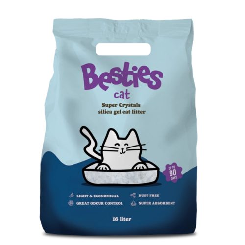 Besties Cat Super Crystals szilikonos macskaalom 16l