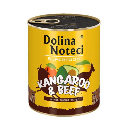 Dolina Noteci SuperFood 800g Kenguru és Marha Kutyakonzerv