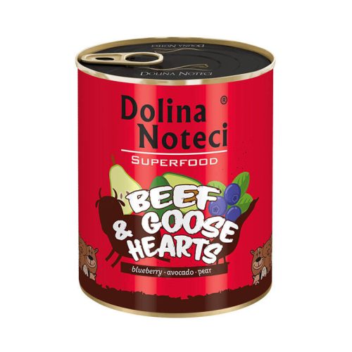 Dolina Noteci SuperFood 800g Marha és Libaszív Kutyakonzerv