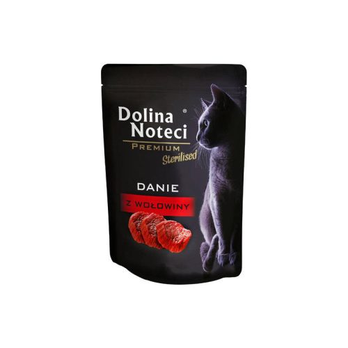 Dolina Noteci Prémium 85g Steril Marha Macska alutaskos