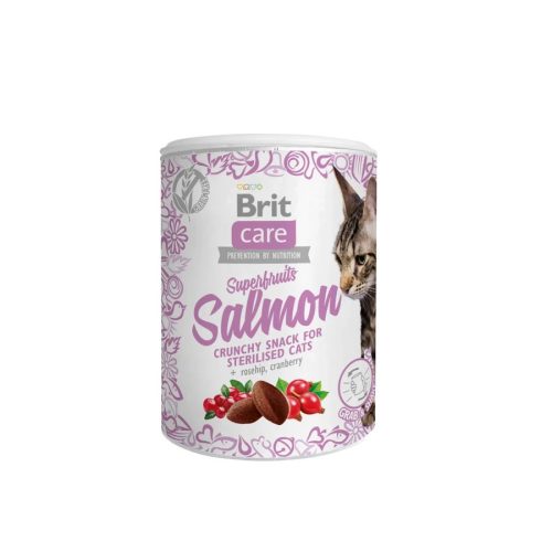 Brit Care Cat Snack Superfruits Lazac 100g