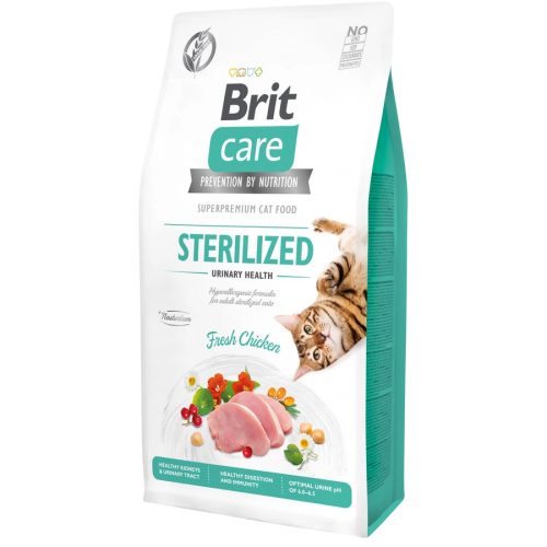 Brit Care Cat 7kg Gabonamentes Sterilised - Urinary Health Chicken