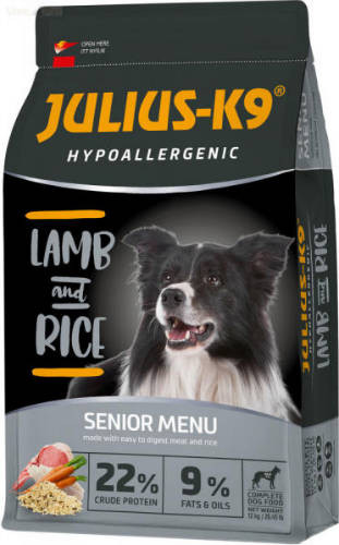 JULIUS-K9 HighPremium 3kg Senior/Light Hypoallergenic Bárány és Rizs